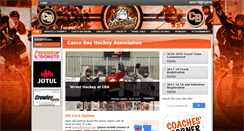 Desktop Screenshot of cascobayhockey.com